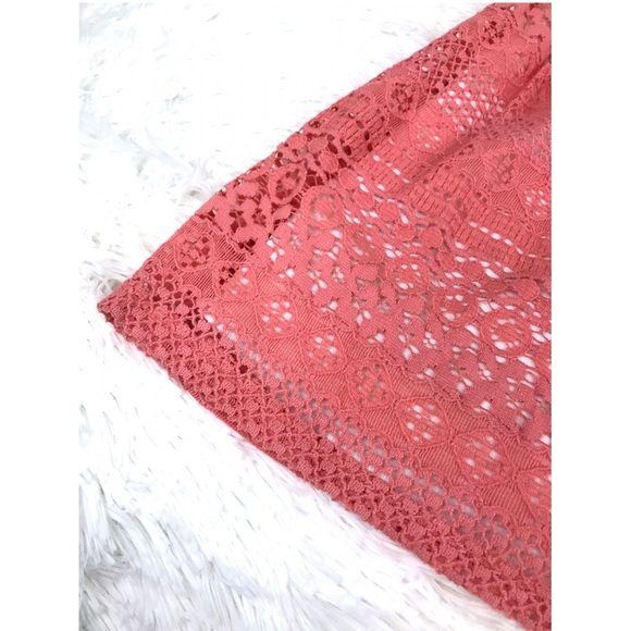 2 for $20 Ruby Rox Coral Lace Sleeveless size S - Picture 4 of 4